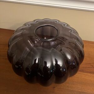 Vintage Purple IKEA Bubble Glass Vase